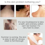 Multi-function Electric Waterproof Bath Cleansing Brush Long-handled Massage Brush, with 4 Brush Heads - Image 6