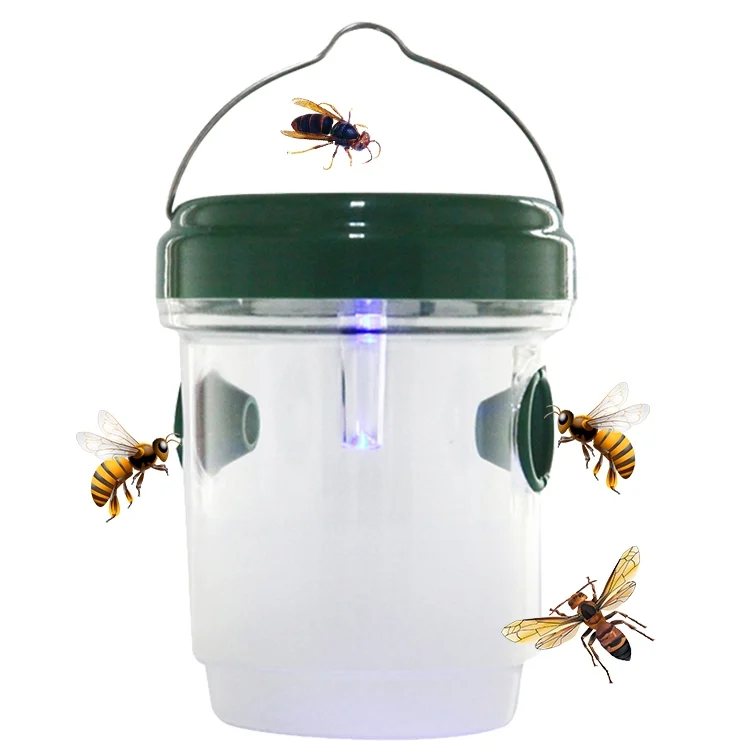 HC0463_5.webp Solar Powered LED Fly Bee Trap Catcher Insect Control Tool - Image 6