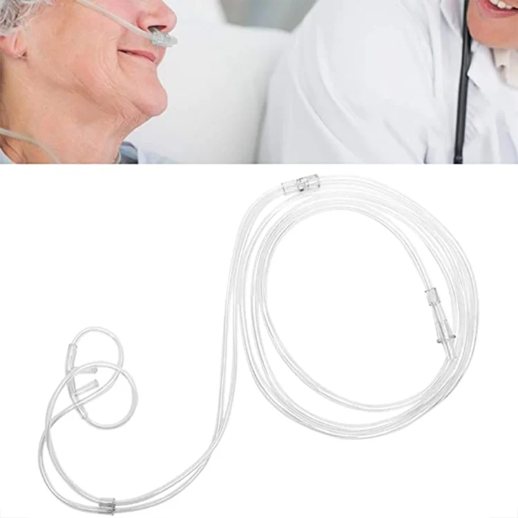 HC0522_1.webp 5 PCS Household Disposable Double-hole Nasal Oxygen Tube Pipe Oxygen Supply Tubing, Length: 10m - Image 2