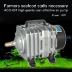 ACO-001 18W 38L/Min Electromagnetic Air Pump Compressor Seafood Fish Tank Increase Oxygen Air Flow Spliter, US Plug - Image 6