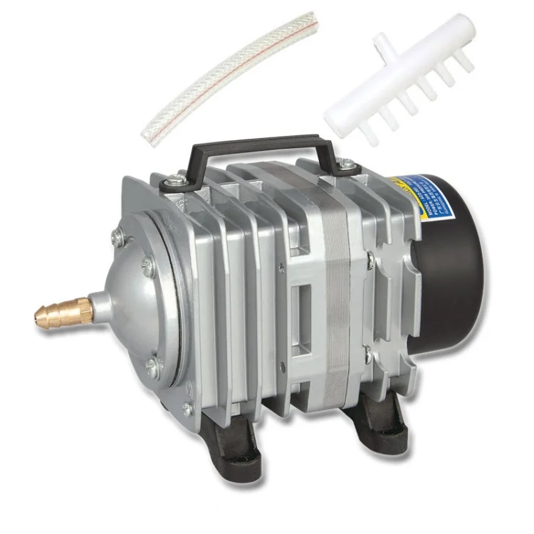 HC0656_1.webp ACO-003 35W 65L/Min Electromagnetic Air Pump Compressor Seafood Fish Tank Increase Oxygen Air Flow Spliter, US Plug - Image 2