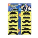 12 in 1 Funny Halloween Props Self-adhesive Fake Mustaches Kit - Image 2