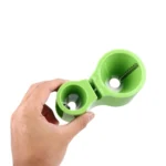 Multifunctional Spiral Double-Headed Grater With Sharpener Kitchen Gadgets(Green) - Image 5