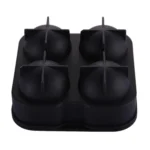 Ball Shape 4-Grid Silicone Ice Cube Mold - Image 3