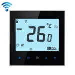 BHT-1000-GB-WIFI 16A Load Electronic Heating Type Touch LCD Digital WiFi Heating Room Thermostat with Sensor, Display Clock / Temperature / Periods / Time / Week / Heat etc.