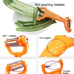Portable Fruits and Vegetables Peeler Apple Cucumber Potato Skinner - Image 7