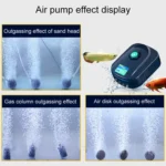 SOBO SB-988 12W 4 Outlets Adjustable Flow Silent Aquarium Air Pump Fish Tank Oxygen Air Pump - Image 5