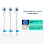 2W Creative Household Waterproof Rotary Electric Toothbrush Set with 4 Replacement Brush Heads & Base, 8500 Revolutions Per Minute - Image 8