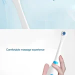2W Creative Household Waterproof Rotary Electric Toothbrush Set with 4 Replacement Brush Heads & Base, 8500 Revolutions Per Minute - Image 10