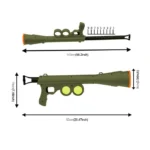 Pet Dog Supplies Toy Training Launcher Remote Speed Aiming Tennis Launcher, Size:52*19*9cm - Image 3