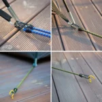 2 PCS Outdoor Tent Crude Elastic Rope Tied High Luggage Rope Clothesline Camping, Length: 60cm, Diameter: 8mm, Random Color Delivery - Image 6