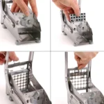 Stainless Steel Household Potato Chips Cutting Machine Potato Cutting Chipper - Image 7