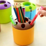10 PCS Multi-function Creative Colour Pen Container Toothbrush Seat School Stationery Life Office Supplies, Random Color Delivery - Image 2