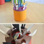 10 PCS Multi-function Creative Colour Pen Container Toothbrush Seat School Stationery Life Office Supplies, Random Color Delivery - Image 5