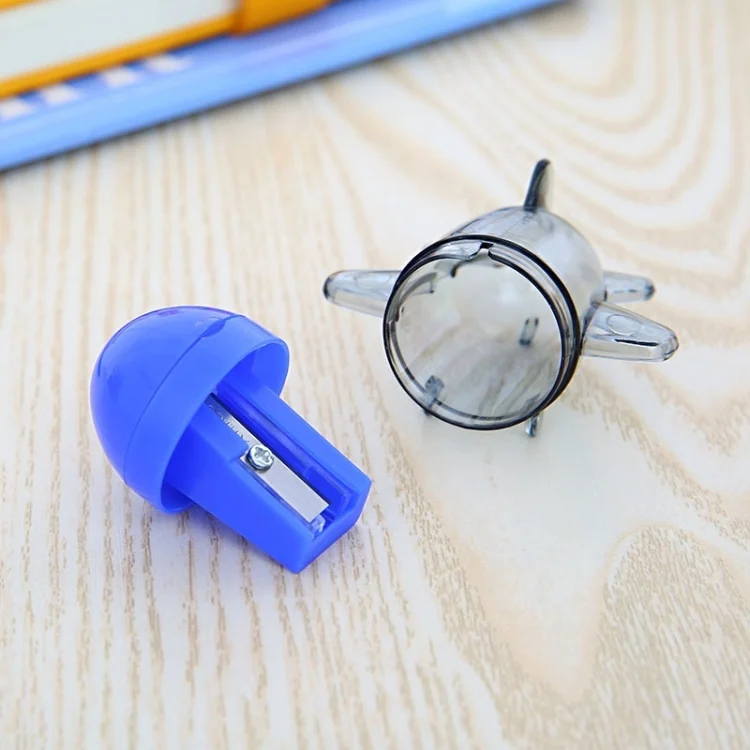 HC0891_3.webp 3 PCS Creative Cute Small Aircraft Style Pencil Sharpeners Mechanical Machine School Stationery Office Supplies, Random Color Delivery - Image 4