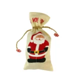 Christmas Scene Decoration Tableware Cover Christmas Creative Sackcloth Dishes Bags Gifts Bags, Random Style Delivery - Image 2