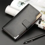 Baellerry Men Long Wallet New Style Young Fashion Hand Bag Wallet - Image 3