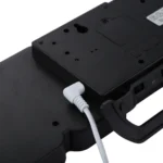 Modern 3D LED Sound Control Colorful Digital Alarm Clock Adjust Brightness Electronic Wall Glowing Hanging Clock with Remote Control - Image 4