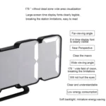 Modern 3D LED Sound Control Colorful Digital Alarm Clock Adjust Brightness Electronic Wall Glowing Hanging Clock with Remote Control - Image 7