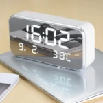 Multi-functional Large Screen LED Digital Music Alarm Clock with Time / Week / Temperature / Calendar Display & Remote Control, DC 5V - Image 2