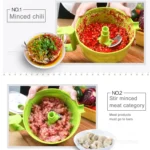 Multi-purpose Mini Kitchen Tool Vegetable Fruits Manual Slicer Cutter Chopper - Image 12