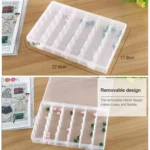 Plastic Organizer Container Storage Box Removable Grid Compartment for Jewelry Earring Fishing Hook Small Accessories, Size: Large, 36 Slots - Image 5