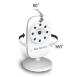 BM-SM24 2.4 inch LCD 2.4GHz Wireless Surveillance Camera Baby Monitor with 8-IR LED Night Vision, Two Way Voice Talk - Image 4