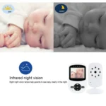 BM-SM24 2.4 inch LCD 2.4GHz Wireless Surveillance Camera Baby Monitor with 8-IR LED Night Vision, Two Way Voice Talk - Image 10