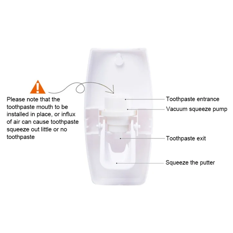 HC1136B_2.webp Automatic Toothpaste Dispenser Set with 5 Toothbrush Holder - Image 4