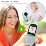 VB602 2.4 inch LCD 2.4GHz Wireless Surveillance Camera Baby Monitor, Support Two Way Talk Back, Night Vision - Image 5