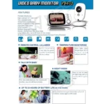 VB603 3.2 inch LCD 2.4GHz Wireless Surveillance Camera Baby Monitor, Support Two Way Talk Back, Night Vision - Image 11