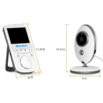 VB605 2.4 inch LCD 2.4GHz Wireless Surveillance Camera Baby Monitor, Support Two Way Talk Back, Night Vision - Image 2