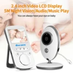 VB605 2.4 inch LCD 2.4GHz Wireless Surveillance Camera Baby Monitor, Support Two Way Talk Back, Night Vision - Image 5