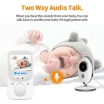 VB605 2.4 inch LCD 2.4GHz Wireless Surveillance Camera Baby Monitor, Support Two Way Talk Back, Night Vision - Image 7