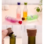 10 PCS Candy Color Silicone Wine Beer Condiments Bottle Stopper Random Color Delivery - Image 5