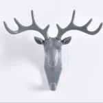 Creative Three-dimensional Multifunctional Deer Head Animal Decorative Hook Coat Hook Retro Clothes Hanging Creative Home Crafts, Random Style Delivery - Image 8