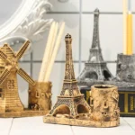 Creative Retro Resin Holland Windmill Pen Container School Stationery Life Office Supplies, Random Color Delivery - Image 5