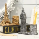 Creative Retro Resin Holland Windmill Pen Container School Stationery Life Office Supplies, Random Color Delivery - Image 6