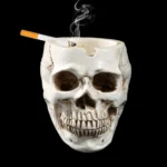 Halloween Utensils Resin Skull Ashtray Personality Home Decoration