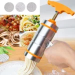 3 Molds Household Manually Small Stainless Steel Pressing Style Handhold Noodle Machine