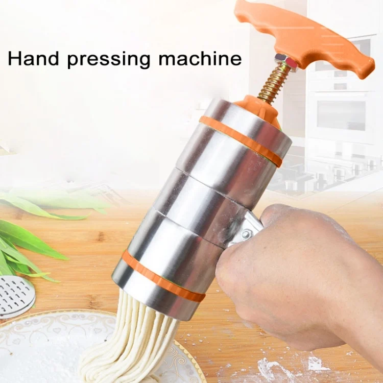 HC1176E_6.webp 3 Molds Household Manually Small Stainless Steel Pressing Style Handhold Noodle Machine - Image 8