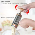 5 Molds Household Manually Small Stainless Steel Pressing Style Handhold Noodle Machine - Image 7