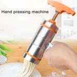 5 Molds Household Manually Small Stainless Steel Pressing Style Handhold Noodle Machine - Image 8