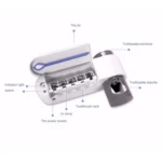 Automatic Toothpaste Dispenser Dental UV Ultraviolet Toothbrush Sterilizer Storage Holder - Image 6