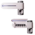 Automatic Toothpaste Dispenser Dental UV Ultraviolet Toothbrush Sterilizer Storage Holder - Image 7