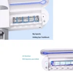 Automatic Toothpaste Dispenser Dental UV Ultraviolet Toothbrush Sterilizer Storage Holder - Image 10