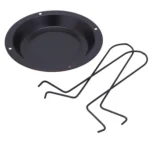 Outdoor camping Carbon Steel Upright Chicken Roaster Rack - Image 6