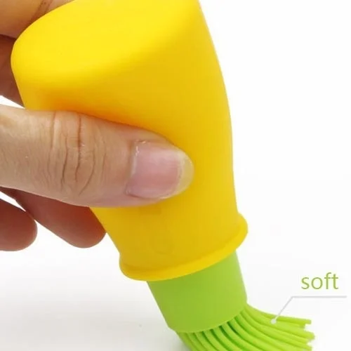 HC1236_4.webp Kitchen Silicone Oil Brush Grill Brush Oil Bottle,Random Color Delivery - Image 5