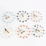 Stylish Background Minimalis Circular Balls Candy Wall Clock Creative Decoration Clock Ferris Wheel Clock - Image 2