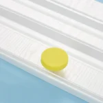 Yellow Circle Pattern Shockproof Modern Cartoon Children Drawer Cabinet Handle